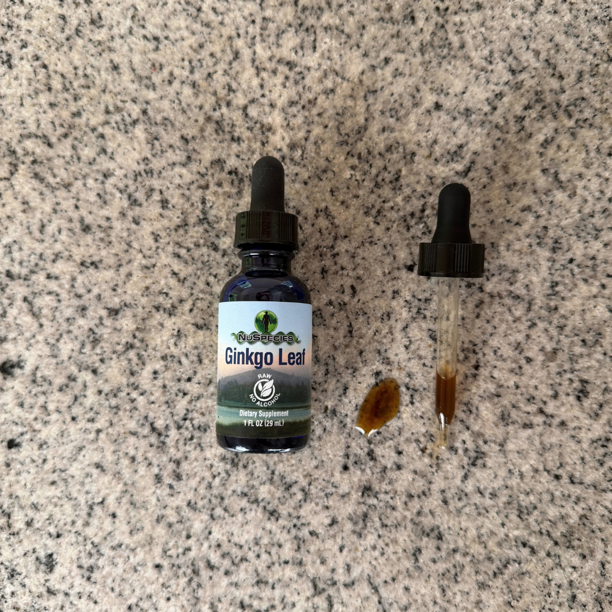 Raw Ginkgo Leaf Extract 1 oz