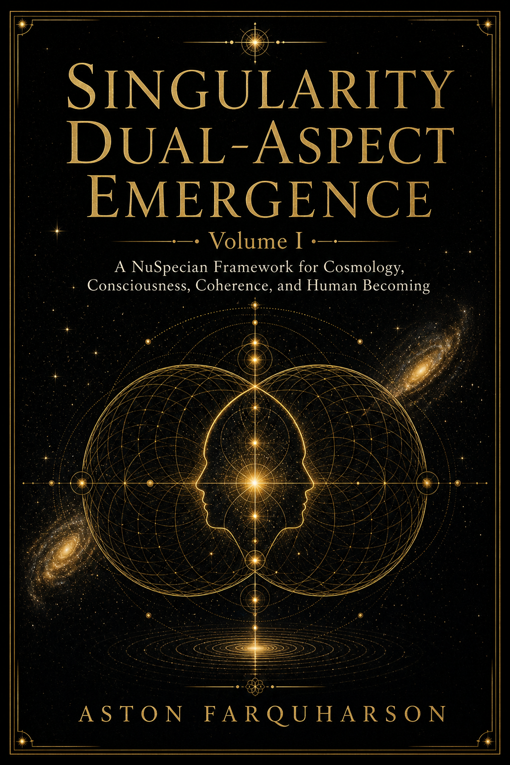 Singularity Dual-Aspect Emergence: A NuSpecian Framework for Cosmology, Consciousness, Coherence, and Human Becoming
