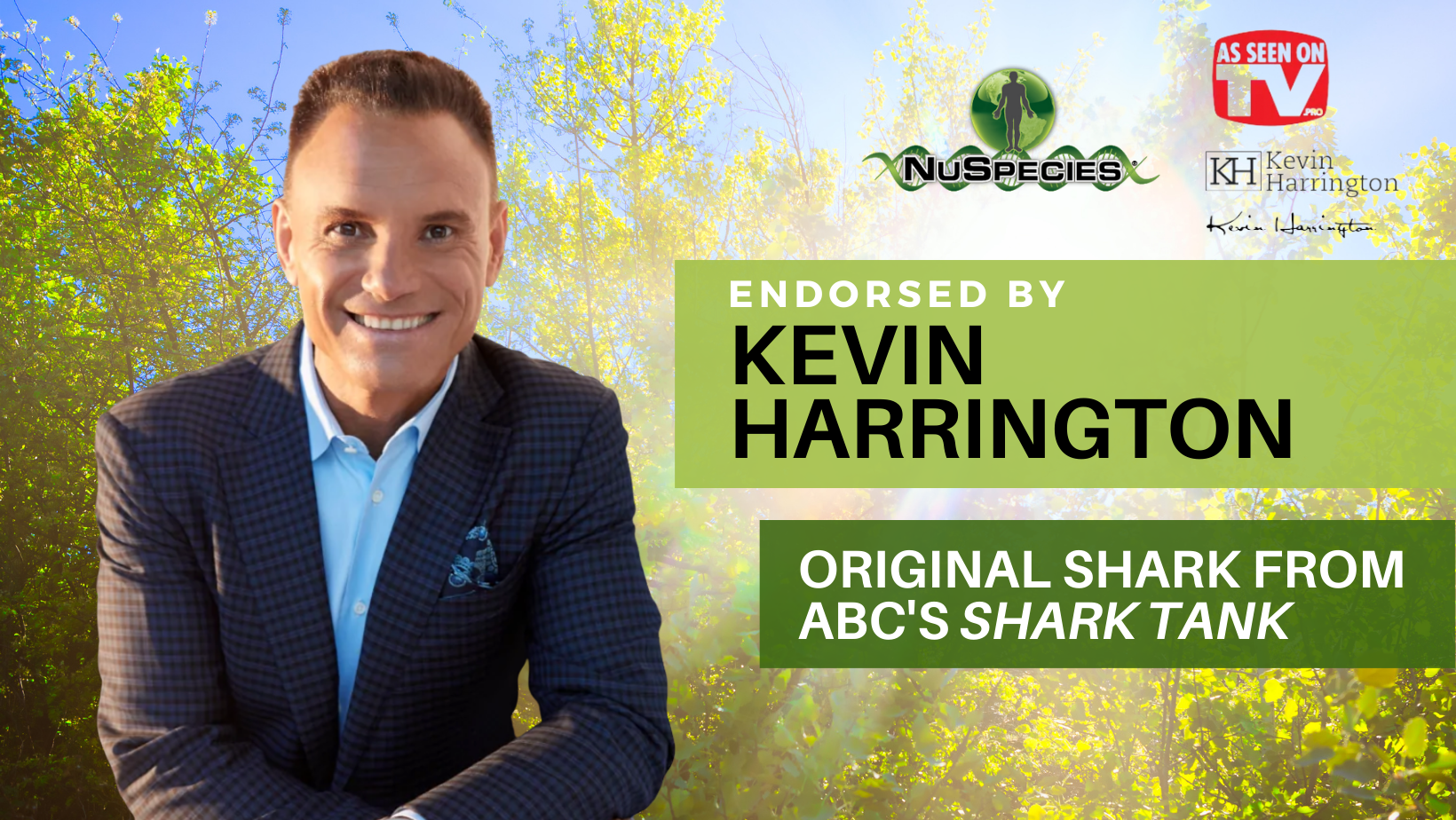 NuSpecies Endorsed by Kevin Harrington, Original Shark from ABC's Shark Tank