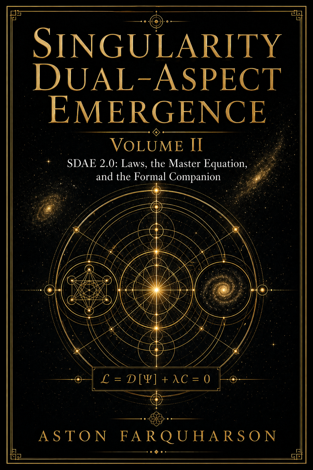 Singularity Dual-Aspect Emergence Volume II: SDAE 2.0 Laws, the Master Equation, and the Formal Companion